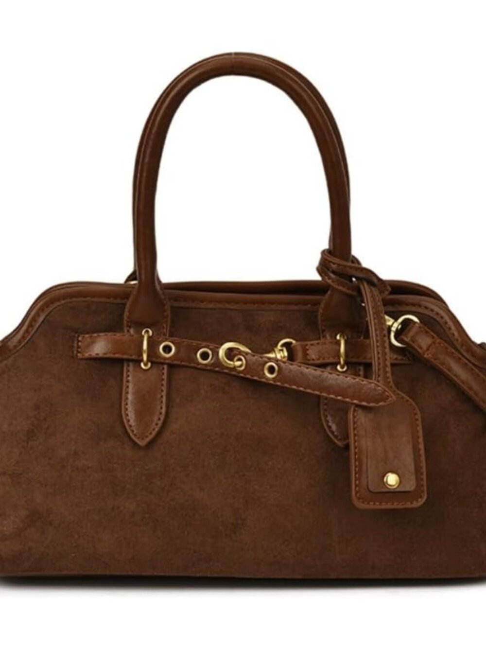 Suede Tote Bag for Women Faux Suede Handbag Slouchy Shoulder Hobo Bags Leather S
